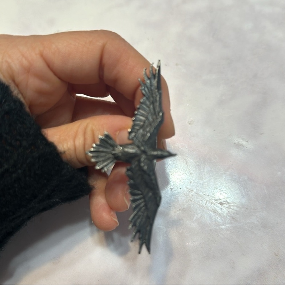 Alchemy Gothic Raven Ring 8 - Picture 3 of 13